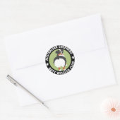 Australian Shepherd Butt Wiggler Club Ronde Sticker (Envelop)