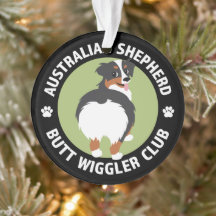 Australian Shepherd Butt Wiggler Club (Tricolor)