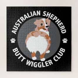 Australian Shepherd Butt Wigglers Club - Red Merle Legpuzzel