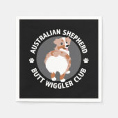 Australian Shepherd Butt Wigglers Club - Red Merle Servet (Voorkant)
