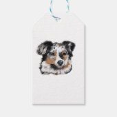 Australian Shepherd Cadeaulabel (Voorkant)