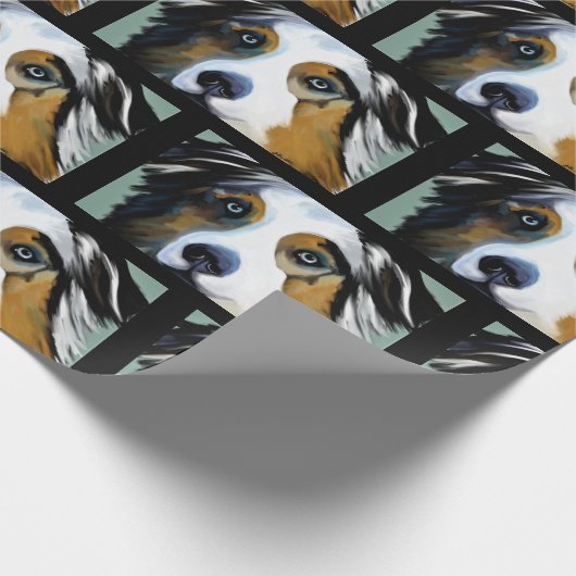 AUSTRALIAN SHEPHERD CADEAUPAPIER (Hoek)