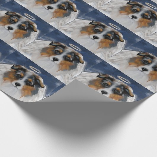 Australian Shepherd Cadeaupapier (Hoek)