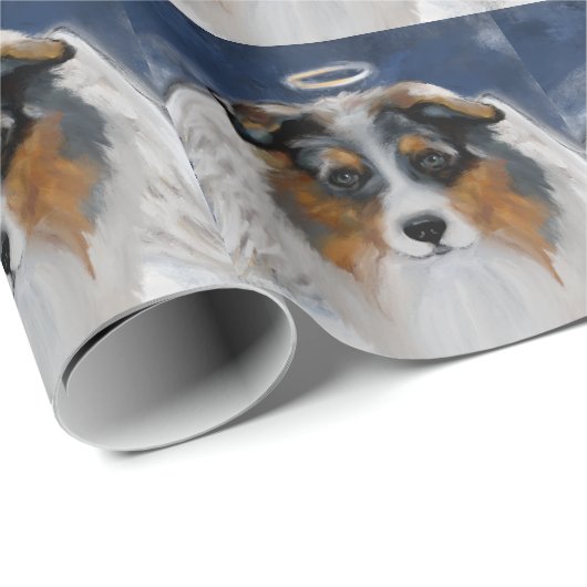 Australian Shepherd Cadeaupapier (Rol Hoek)