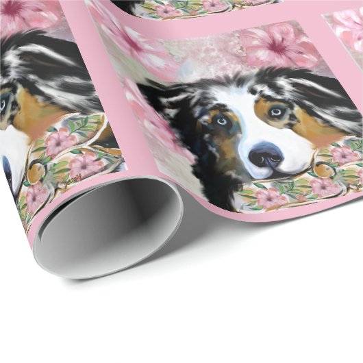 AUSTRALIAN SHEPHERD CADEAUPAPIER (Rol Hoek)