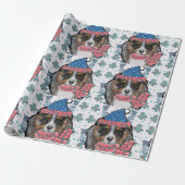 AUSTRALIAN SHEPHERD CADEAUPAPIER (Uitgerold)