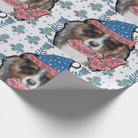 AUSTRALIAN SHEPHERD CADEAUPAPIER (Hoek)