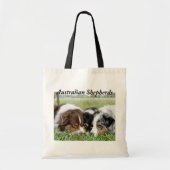 Australian Shepherd Canvas Canvas tas (Voorkant)