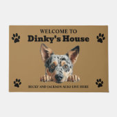 Australian Shepherd Cattle Dog Deurmat (Voorkant)