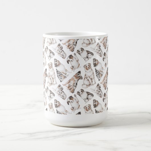 Australian Shepherd Ceramic Mok (Center)