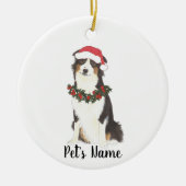 Australian Shepherd Ceramic Ornament (Voorkant)