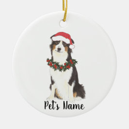 Australian Shepherd Ceramic Ornament