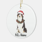 Australian Shepherd Ceramic Ornament (Links)