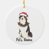 Australian Shepherd Ceramic Ornament (Achterkant)