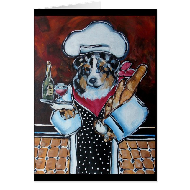 AUSTRALIAN SHEPHERD CHEF (Voorkant)