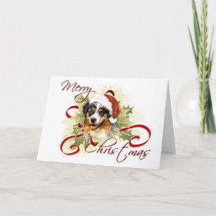 Australian Shepherd Christmas Kaarten
