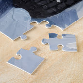 Australian Shepherd Christmas Red Truck Holiday Legpuzzel (Zijkant)