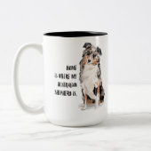 Australian Shepherd Coffee Mok (Links)