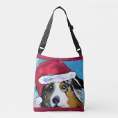 Australian Shepherd Crossbody Tas (Voorkant)