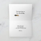 Australian Shepherd Custom Happy Birthday Kaart (Binnen)