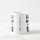 Australian Shepherd Custom Home is waar mijn hond  Koffiemok (Center)