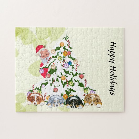 Australian Shepherd Custom Puzzle Legpuzzel (Horizontaal)