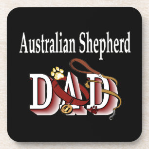 Australian Shepherd Dad Bier Onderzetter