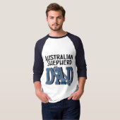 Australian Shepherd DAD T-shirt (Voorkant volledig)