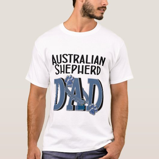 Australian Shepherd DAD T-shirt (Voorkant)