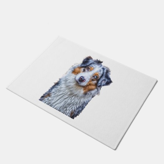 Australian Shepherd Deurmat (Schuin)