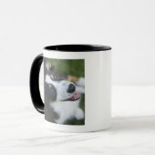 Australian Shepherd die op achterpoten staat Mok (Voorkant links)