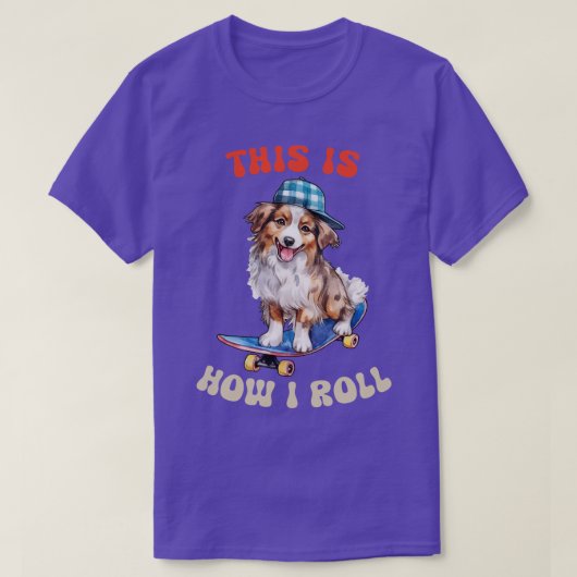 Australian Shepherd Dit is hoe ik rol T-shirt (Design voorkant)