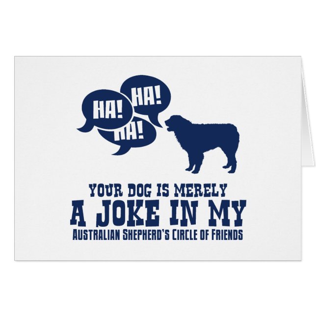 Australian Shepherd Dog (Voorkant Horizontaal)