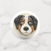 Australian Shepherd Dog 3D geïnspireerd Confetti (Kleine voorkant)