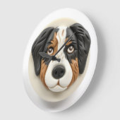 Australian Shepherd Dog 3D geïnspireerd Grote Klok (Hoek)