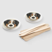 Australian Shepherd Dog 3D geïnspireerd Handwaaier (Niet-gemonteerd)