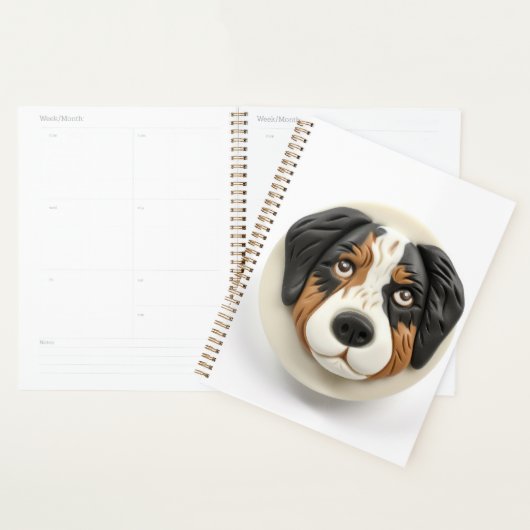 Australian Shepherd Dog 3D geïnspireerd Planner (Display)