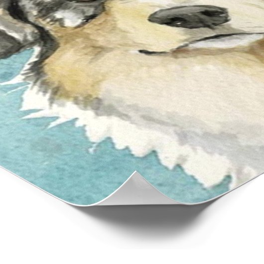 "Australian Shepherd" Dog Art Print (Hoek)