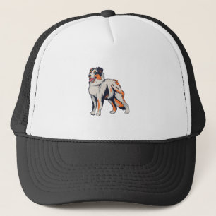 Australian Shepherd Dog Aussie Boerderij Dog Trucker Pet