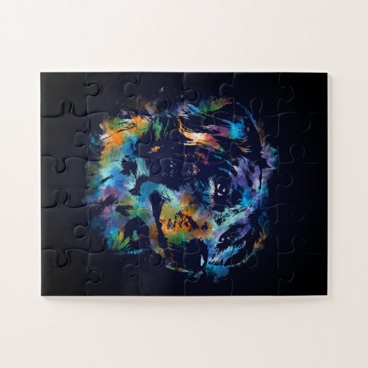 Australian Shepherd dog - Aussie Legpuzzel (Horizontaal)