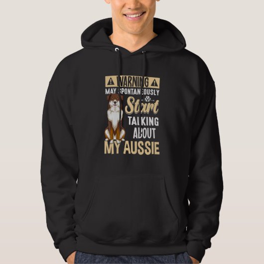 Australian Shepherd Dog Aussie Owner  5 Hoodie (Voorkant)
