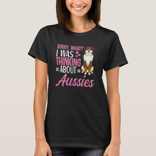 Australian Shepherd Dog Aussie Owner T-shirt (Voorkant)