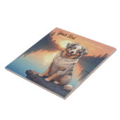 Australian Shepherd Dog bij Lake Tegeltje (Zijkant)