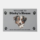 Australian Shepherd Dog Deurmat (Voorkant)