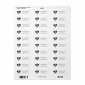 Australian Shepherd Dog Etiket (Full Sheet)