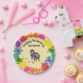 Australian Shepherd Dog Fun Art Birthday Party     Papieren Bordje (Feest)