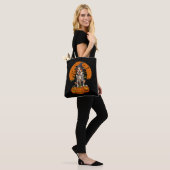 Australian Shepherd Dog Halloween Tote Bag (Op model)
