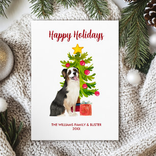 Australian Shepherd Dog Holiday Kaart