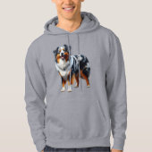 Australian Shepherd Dog Hoodie (Voorkant)