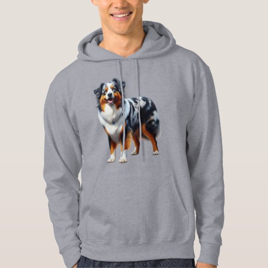 Australian Shepherd Dog Hoodie (Voorkant)